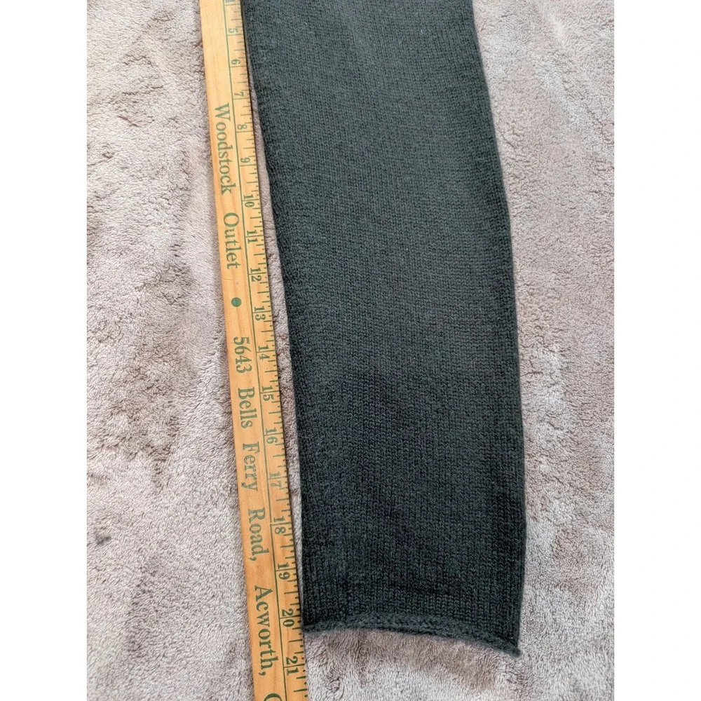 Banana Republic Mens 100% Cashmere Turtleneck Sweater Gray Large Charcoal Knit